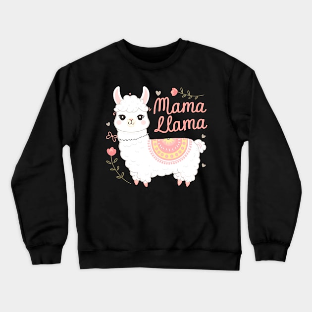 mama llama Crewneck Sweatshirt by mdr design
